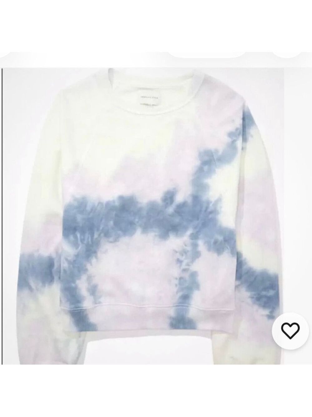American Eagle Tie-Dye Sweatshirt XS Blue Purple Yellow - Picture 5 of 9